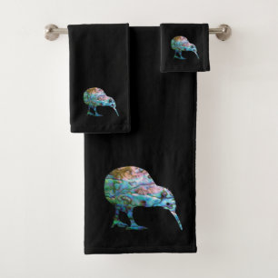 CONJUNTO DE TOALHAS NOVA ZEALAND KIWI PAUA BATH TOWEL SET
