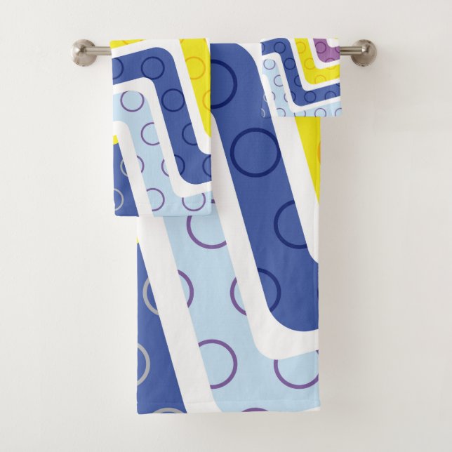 Conjunto De Toalhas Números Geométricos 5 (Insitu)
