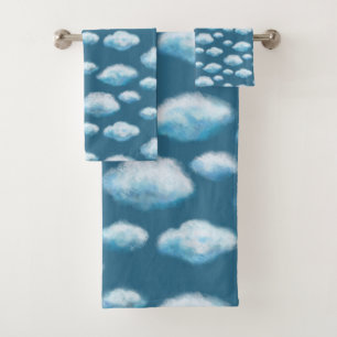 Conjunto De Toalhas Nuvens moles