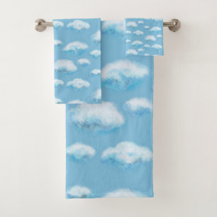 Conjunto De Toalhas Nuvens moles