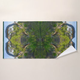 Conjunto De Toalhas O Amor da Natureza Faux Canvas