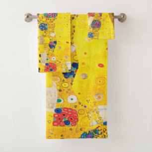 Conjunto De Toalhas O beijo por Gustavo Klimt