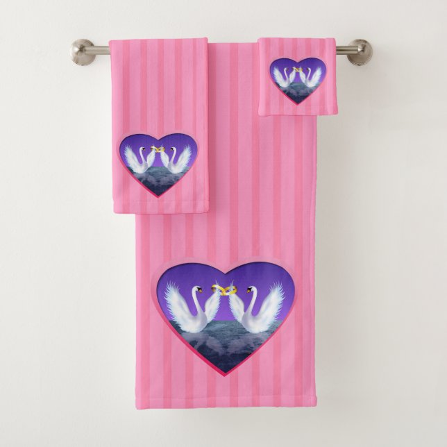 Conjunto De Toalhas O Casamento de Swan (Insitu)