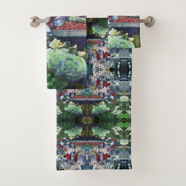 Conjunto De Toalhas O Clube da Vegetariana encontra-se aqui às terças (Insitu)