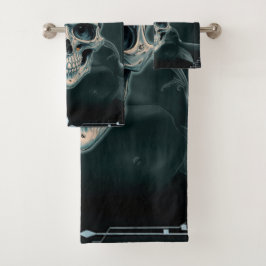 Conjunto De Toalhas O crânio do tempo: algarismos romanos