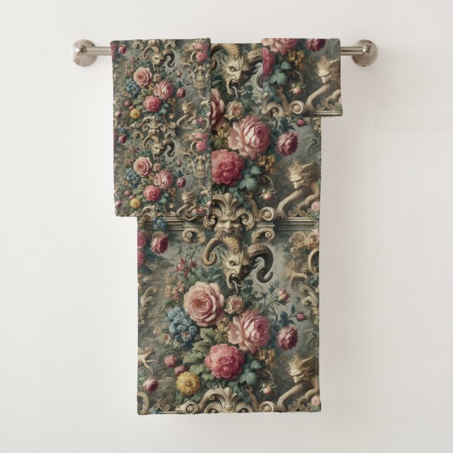 Conjunto De Toalhas O Devorador de Sangue e Osso - Vitoriano Gótico (Insitu)