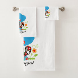 Conjunto De Toalhas O Galo Português