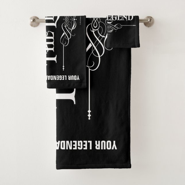 Conjunto De Toalhas O Homem, O Mito, A Lenda (Insitu)