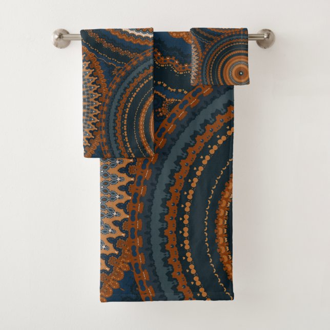 Conjunto De Toalhas O outono do Mandalas (Insitu)