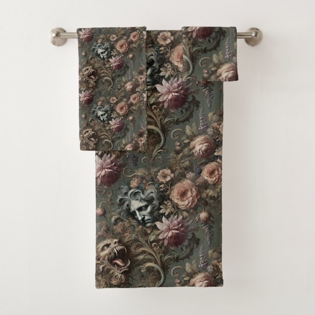 Conjunto De Toalhas O paradoxo do motorista - vitoriano gótico (Insitu)