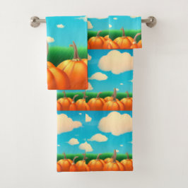 Conjunto De Toalhas O Pumpkin Patch