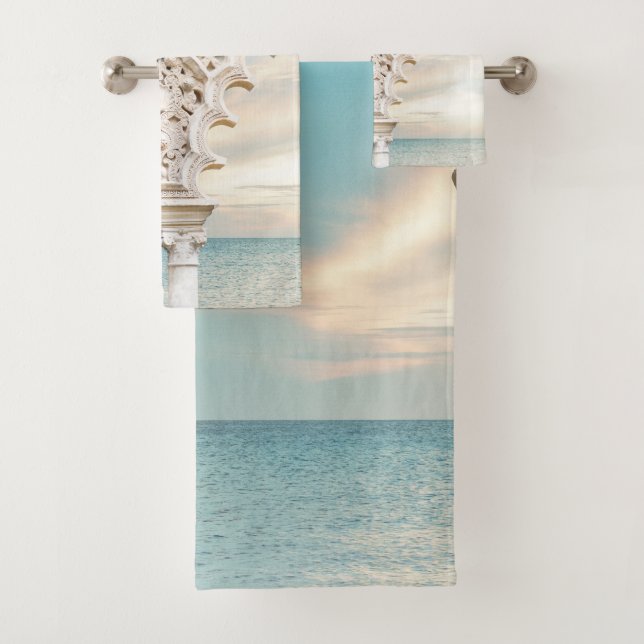 Conjunto De Toalhas O Sonho do Oceano Sunset Arcos #2 #wall #art (Insitu)