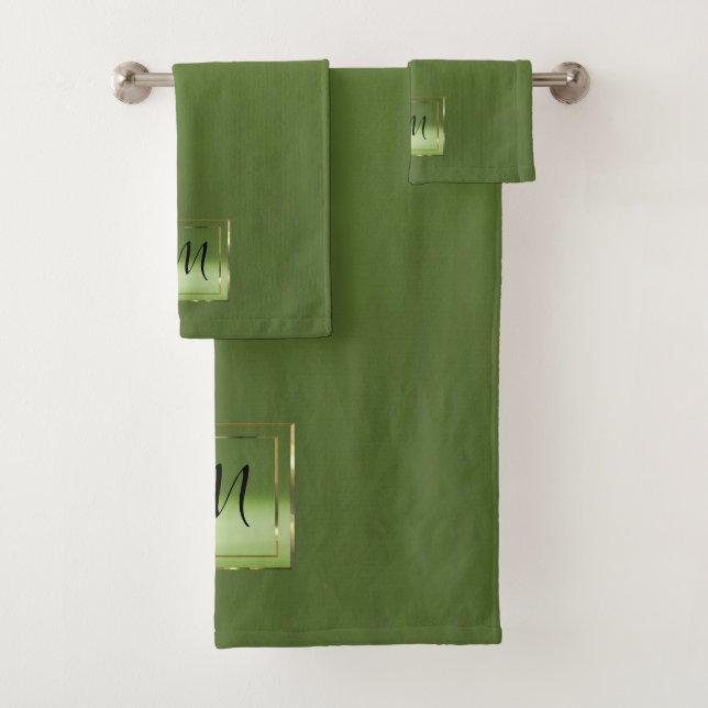 Conjunto De Toalhas O verde amarelo Chartreuse faz-lhe seu inclinação (Insitu)