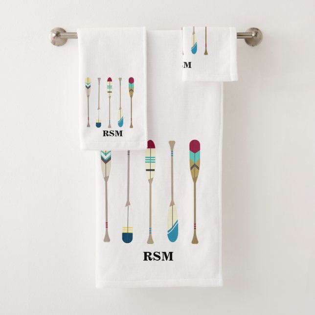 Conjunto De Toalhas Oars de Vintage (Insitu)