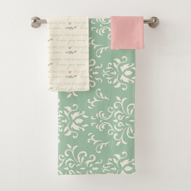 Conjunto De Toalhas Obrigados Por Ser Você, Mamãe Toalha. (Insitu)