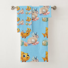 Conjunto De Toalhas Ocean Dreams Towel Set