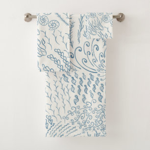 Conjunto De Toalhas Oceano Beachy Coral