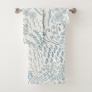 Conjunto De Toalhas Oceano | Beachy | Coral