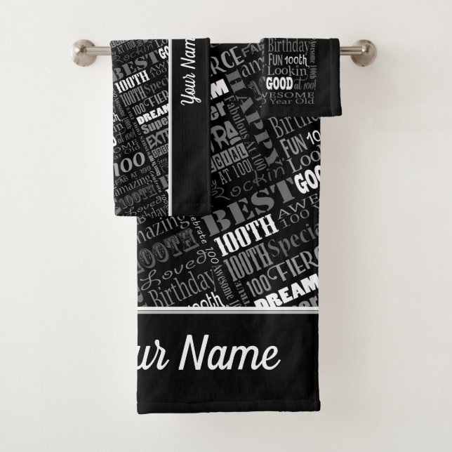 Conjunto De Toalhas Ofertas personalizadas especiais da 100ª Festa de  (Insitu)