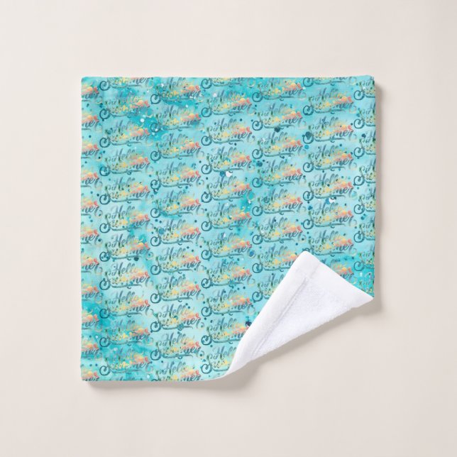 Conjunto De Toalhas Olá Verão (Pano de lavar)