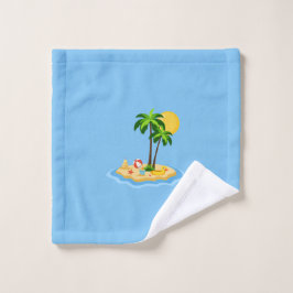 Conjunto De Toalhas Olá Verão Sol Retro Círculo Vintage Praia