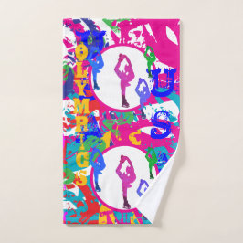 CONJUNTO DE TOALHAS OLYMPIC SKATING 