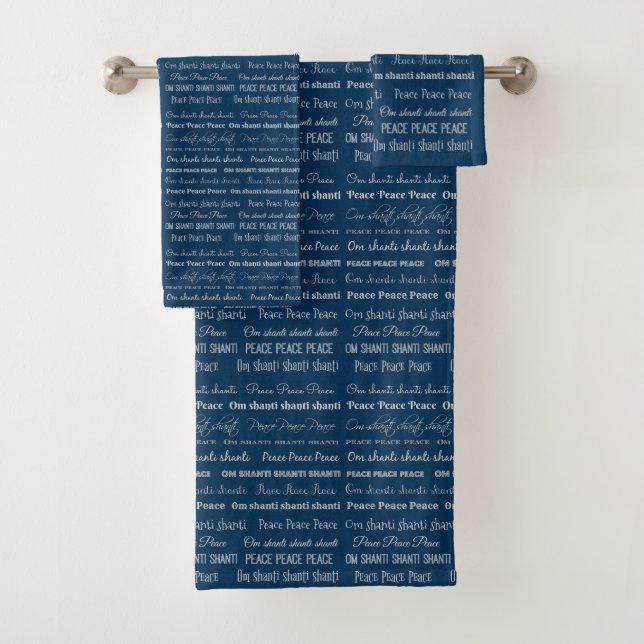 Conjunto De Toalhas Om Shanti, Paz (Insitu)