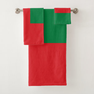 Conjunto De Toalhas Oman Flag