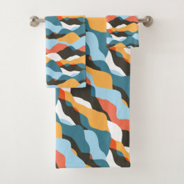 Conjunto De Toalhas Ondas de Montanha