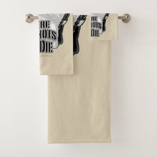 Conjunto De Toalhas Onde Os Slapshots Vão Morrer (hóquei) (Insitu)