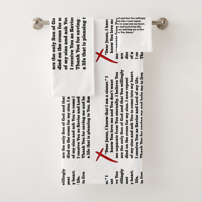 Conjunto De Toalhas Oração dos Sinners (Insitu)