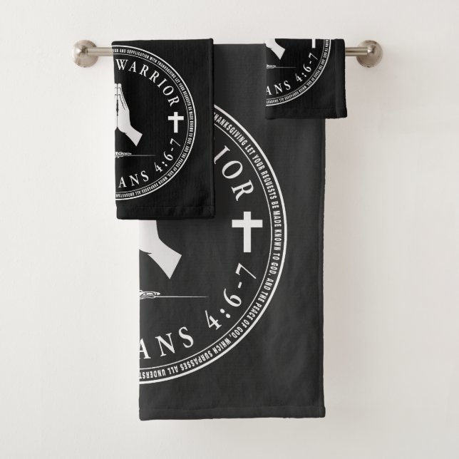 Conjunto De Toalhas Orador Guerreiro Bath Towel Set (Insitu)