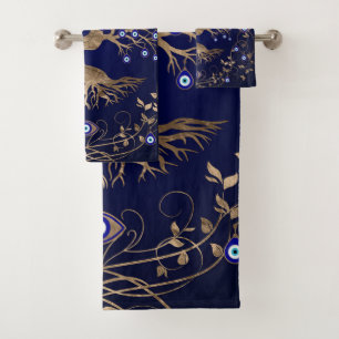 Conjunto De Toalhas Ornamento dos Olhos do Mau de Árvore da Vida