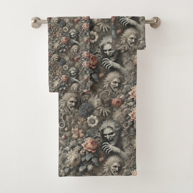 Conjunto De Toalhas Os Cinzentos - Vitoriano Gótico (Insitu)