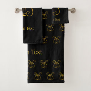Conjunto De Toalhas Ouro Lyre