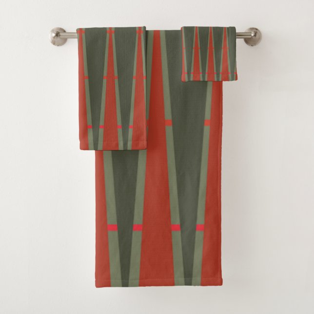 Conjunto De Toalhas Ouros e triângulos (Insitu)