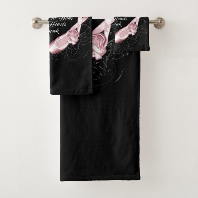 Conjunto De Toalhas Ouvir nossos corações Balés (Insitu)