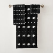 Padrão abstrato preto e branco simples e elegante