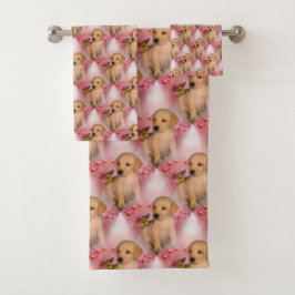 Conjunto De Toalhas Padrão Animal da Borboleta Amarelo