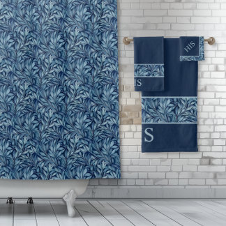 Conjunto De Toalhas Padrão Botânico clássico grande