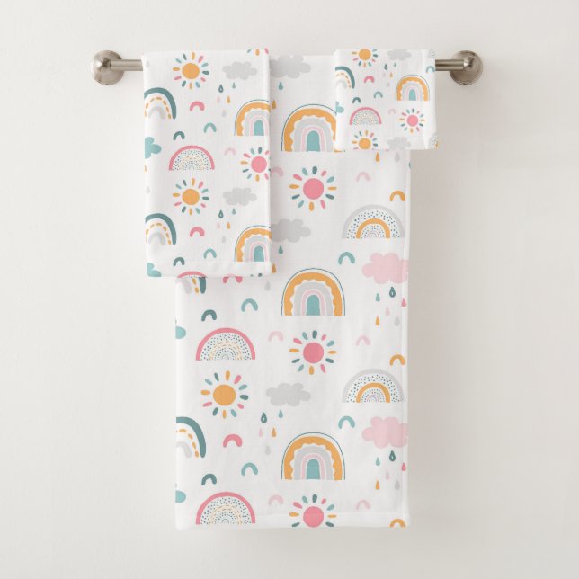 Conjunto De Toalhas Padrão Climático Bastante (Insitu)