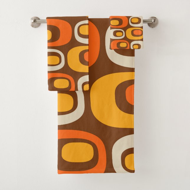 Conjunto De Toalhas Padrão de Abstrato moderno do século médio (Insitu)