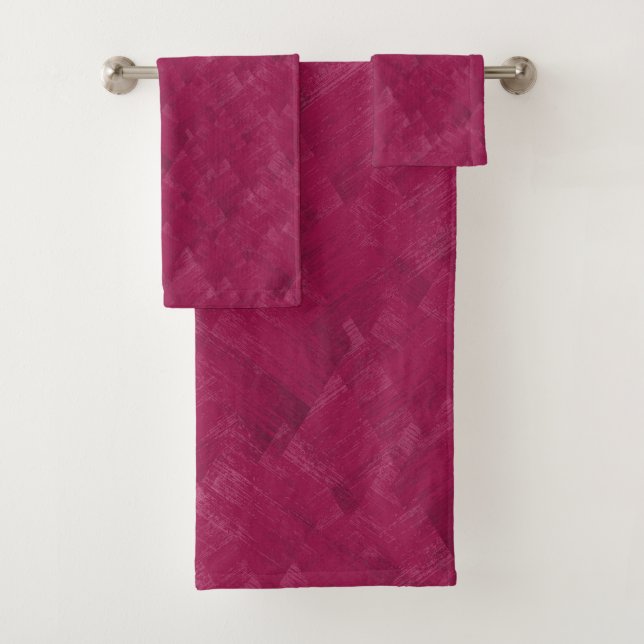 Conjunto De Toalhas Padrão de amora de abstrato de amora. (Insitu)