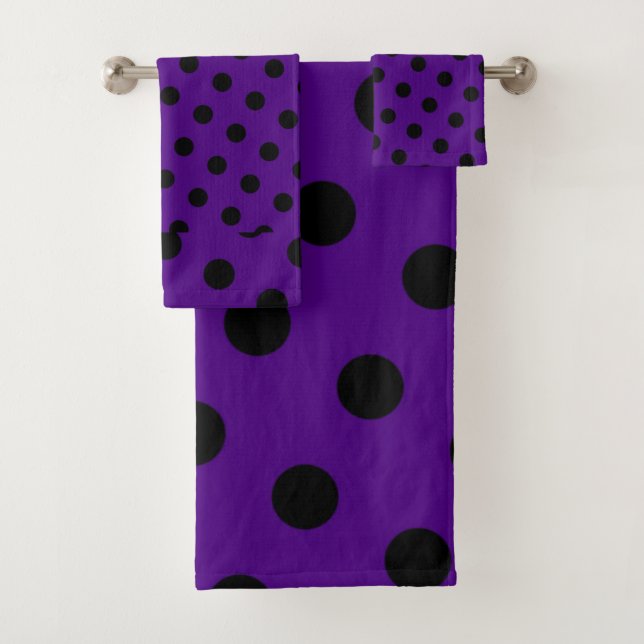 Conjunto De Toalhas padrão de bolinhas (Insitu)