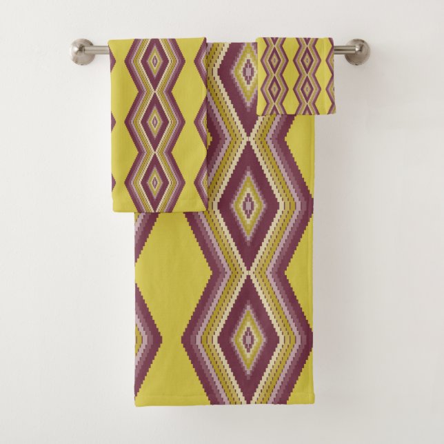 Conjunto De Toalhas Padrão de Design de Negrito (Insitu)