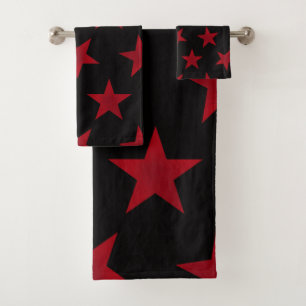 Conjunto De Toalhas Padrão de estrelas de ouro 8