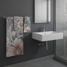 Padrão de Gingham Floral Cute Elegant