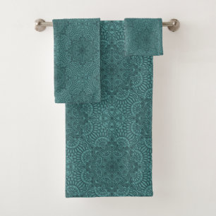 Conjunto De Toalhas Padrão de Gótico de Vintage de Textura de Chão