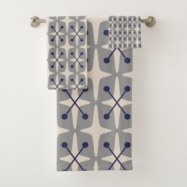 Conjunto De Toalhas Padrão de Inicialização Moderna do meio século (Insitu)