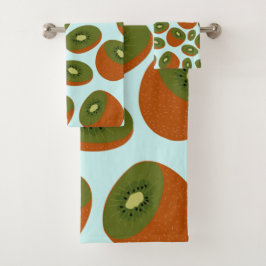 Conjunto De Toalhas Padrão de Kiwifrut